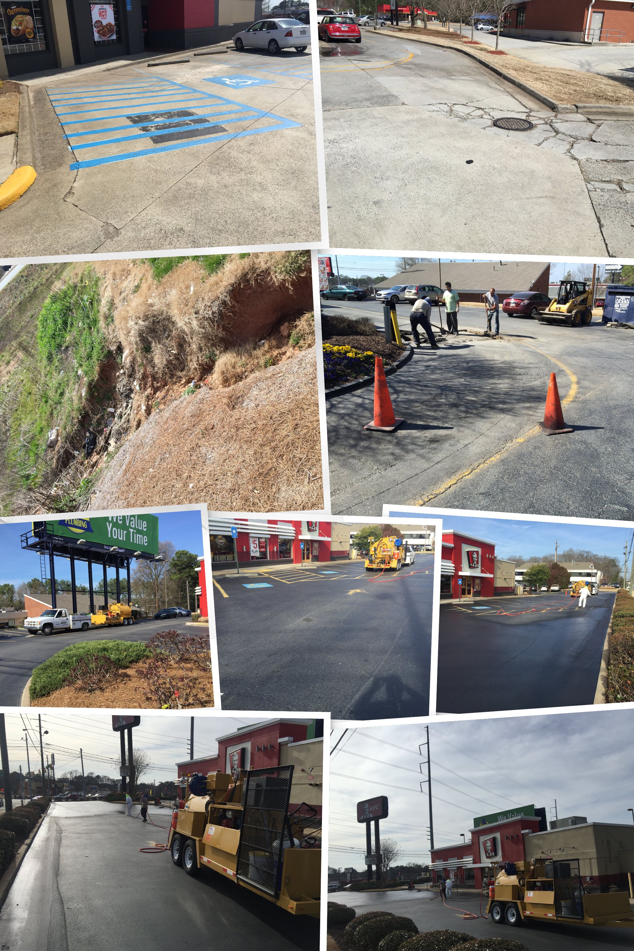 Kentucky Fried Chicken (KFC) paving project